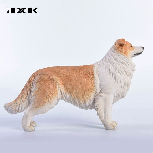 JXK边境牧羊犬摆件 仿真狗宠物边牧周边模型小动物治愈系树脂饰品 - 图1
