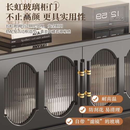 复古电视柜茶几组合客厅2026新款实木收纳储物柜中小户型电视机柜 - 图0
