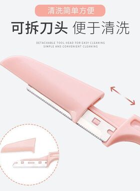 便携折叠修眉刀套装不锈钢刀片刮眉毛刀美妆工具初学者修眉刀3支