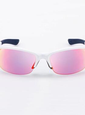 代购SWANS女士太阳镜防紫外线高视认性抗冲击防刮涂层白色框架