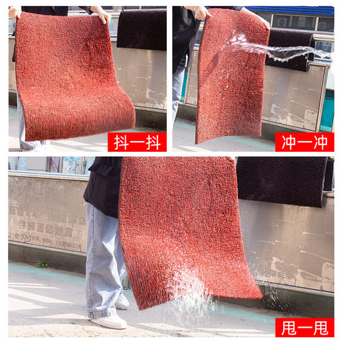 【加密加厚】入户门丝圈地垫门垫门口进门防滑垫子自由裁剪脚垫子 - 图3