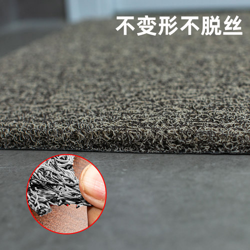 【加密加厚】入户门丝圈地垫门垫门口进门防滑垫子自由裁剪脚垫子 - 图1