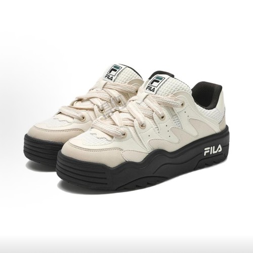 FILA斐乐 Rosetta 斑斓 低帮 休闲鞋 女款 黑白色F12W411204FGA - 图1