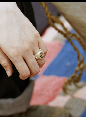 sbc铆钉戒指渡鸦银饰牛仔裤美式