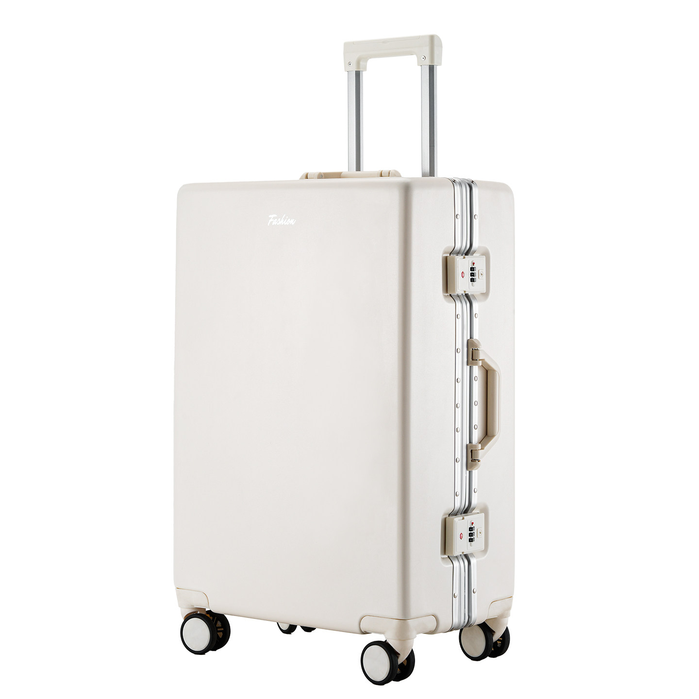 新款拉杆箱行李箱铝框密码箱多功能大容量24寸静音万向轮旅行皮箱,淘宝优惠券,粉丝福利购,淘宝优惠卷