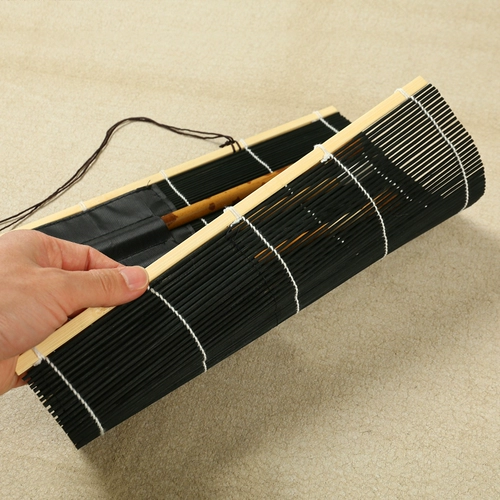 Черный пенал, штора, дышащий тканевый мешок, кисть для письма