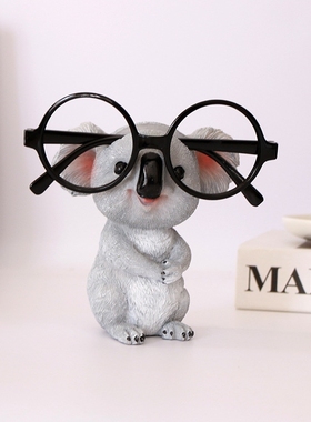 呆萌考拉办公桌装饰支架摆件礼物