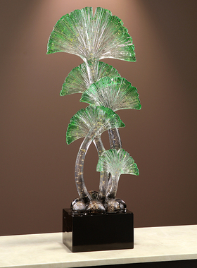 大叶有成银杏叶轻奢摆件乔迁礼品