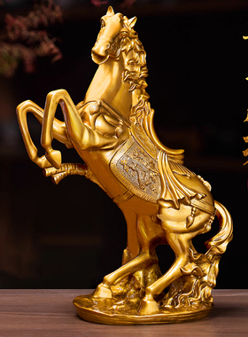 立马发财马到成功生肖马开业摆件