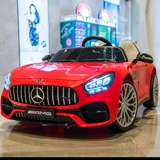 Электрический электромобиль для двоих на четырех колесах, большой детский транспорт, рубиновая детская игрушечная машина подходит для мужчин и женщин с сидением, дистанционное управление, популярно в интернете