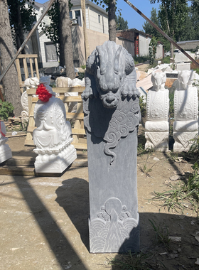 青石吸水兽吐水兽装饰摆件