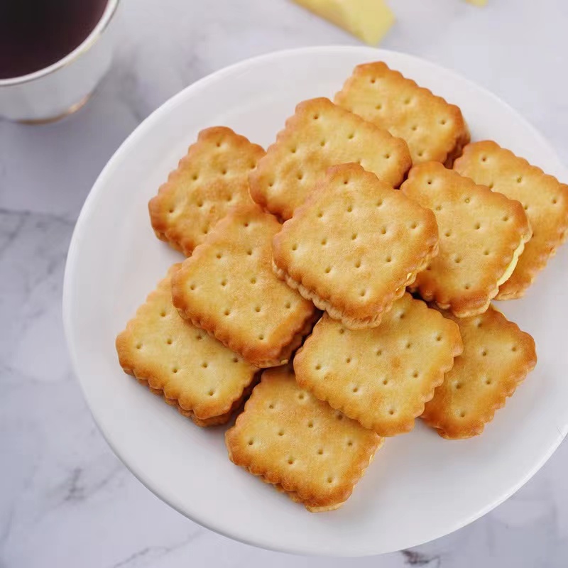 山姆会员商店芝士夹心饼干1kg独立包装56袋咸香酥脆休闲饼干