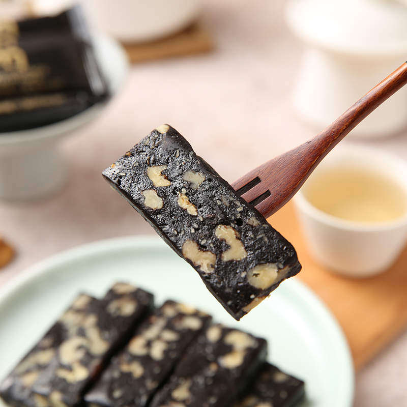 麦德龙代购麦臻选黄精九黑核桃糕500g添加九黑粉核桃仁解馋零食