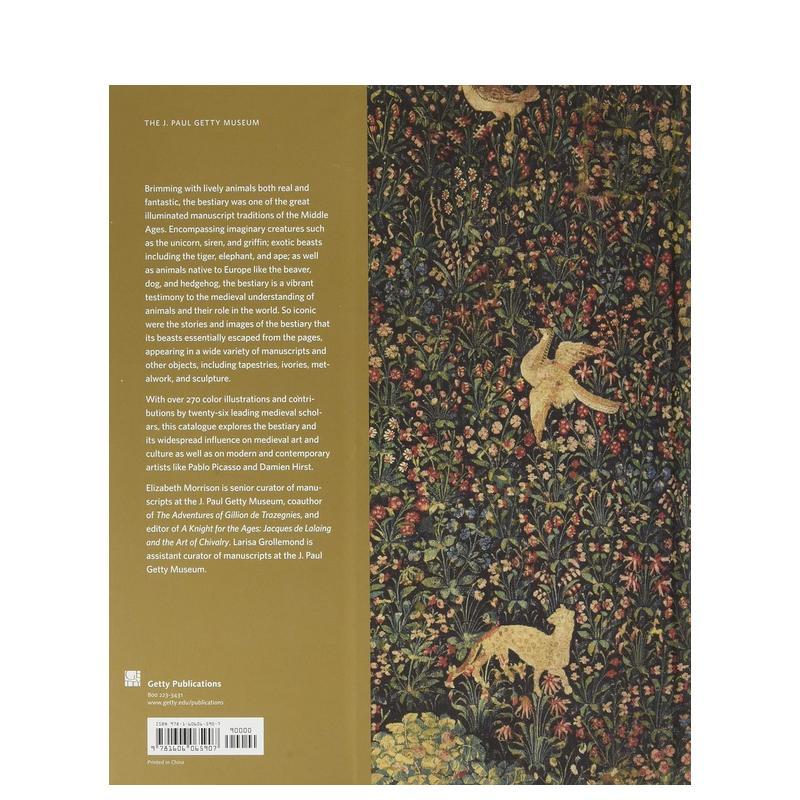 【预售】英文原版画册 中世纪怪物野兽之书 The Bestiary in the Medieval World - 图0