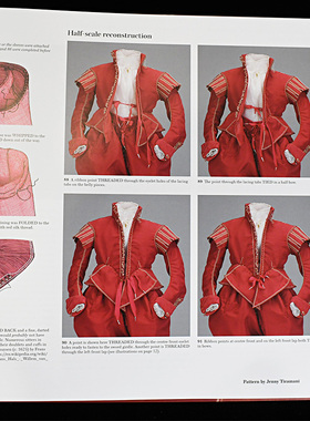 【现货】【V&A】十七世纪男装图案 17th-Century Men‘s Dress Patterns T&H出版 英文服装设计艺术 服装历史