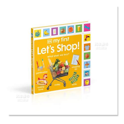 【预售】苐一次购物 【My First】My First Let's Shop! What Shall We Buy? 原版英文儿童绘本 善本图书 - 图1