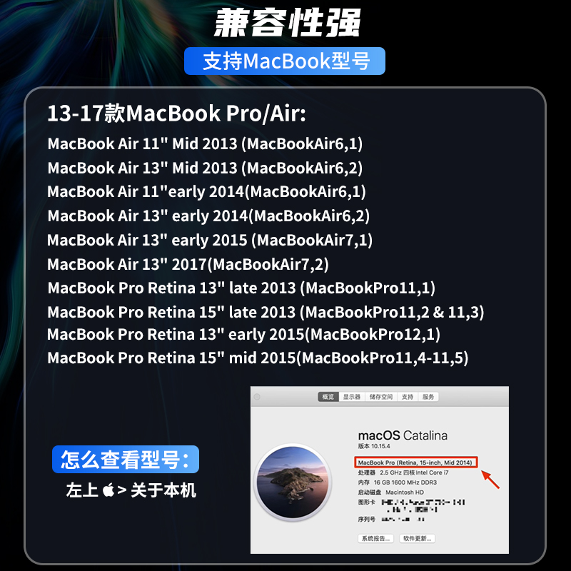 Acasis m.2 NVME硬盘SSD转适用于苹果笔记本硬盘转接卡固态转接头 - 图3