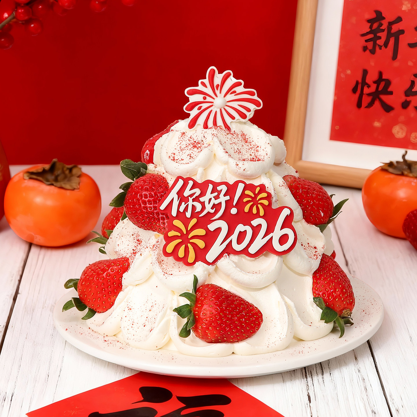 许愿树跨年蛋糕装饰摆件马年快乐插件2026字牌新年巧克力烘焙插件,淘宝优惠券,粉丝福利购,淘宝优惠卷