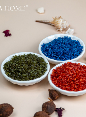 五色米东南亚spa前台装饰摆件