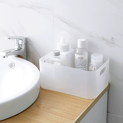 Настольная косметическая коробка для хранения, вместительная и большая маска для лица, туалетный столик, помада