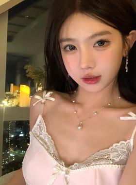 蜜桃茶公主日记珍珠项链