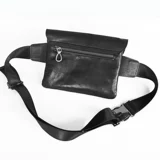 Тонкая поясная сумка подходит для мужчин и женщин, нагрудная сумка для влюбленных, модная сумка на одно плечо, из натуральной кожи, в корейском стиле