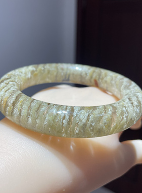 正品天然水晶彩幽灵手镯 千层花幽灵  晶体干净 一物一图