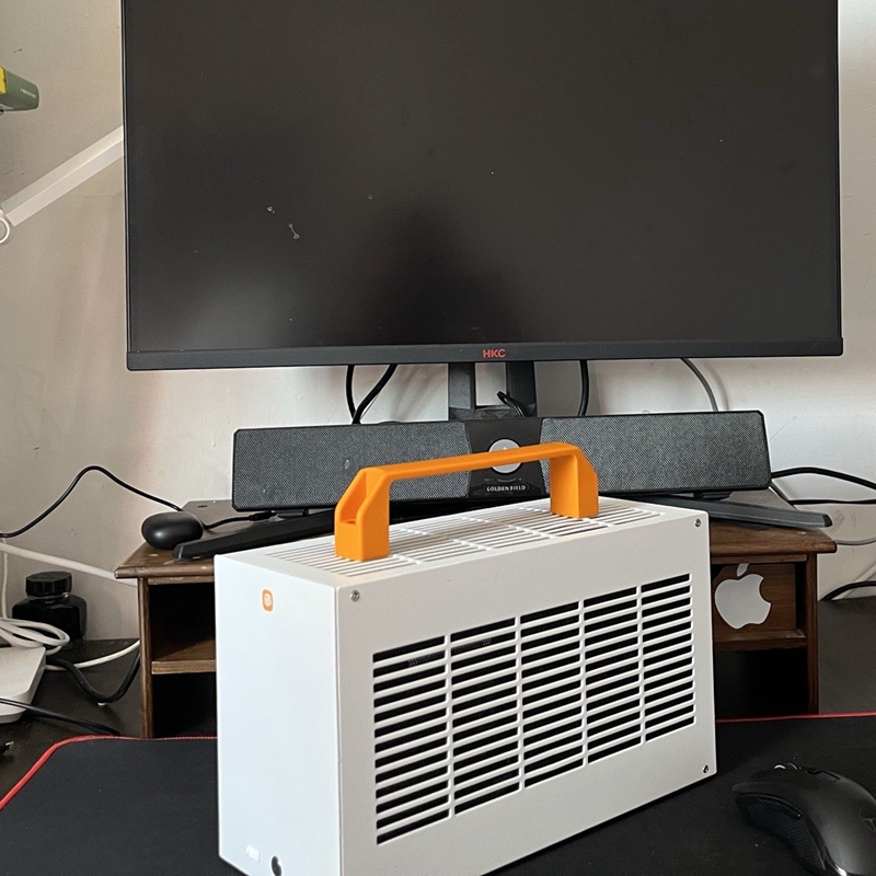 傻瓜超人SGPC K49 ITX A4游戏电脑主机迷你小机箱搭配SFX送提手 - 图2