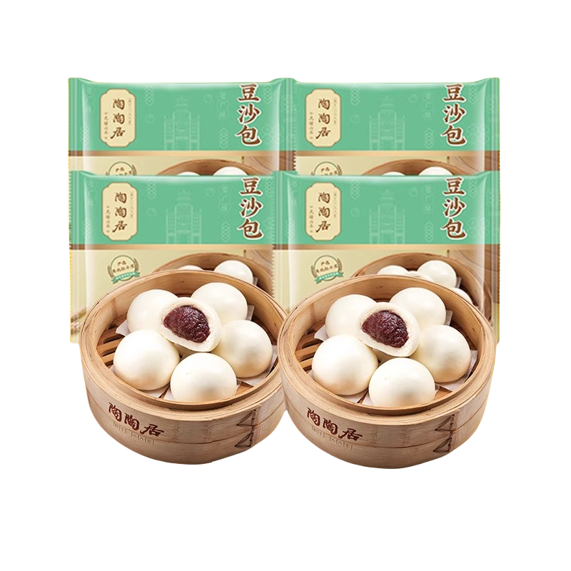 【所有女生直播间】陶陶居包子豆沙包点儿童早餐方便速食酒楼早茶