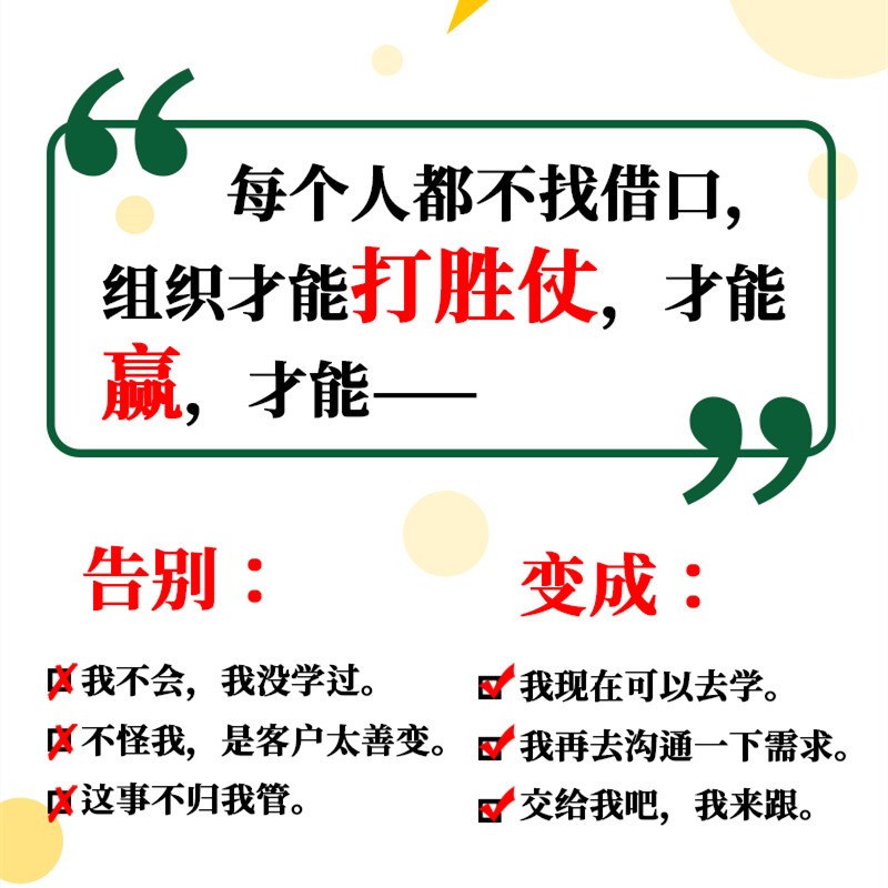 没有任何借口+西点军校经典法则（2册）西点军校优秀员工读本励志读物企业职场培训书籍组织执行力 凝聚力铸造精英增强员工认同感 - 图3