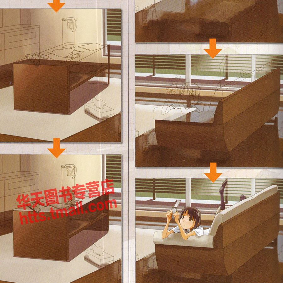 漫画 超质感cg漫画背景表现技法日本cg插画达人教你