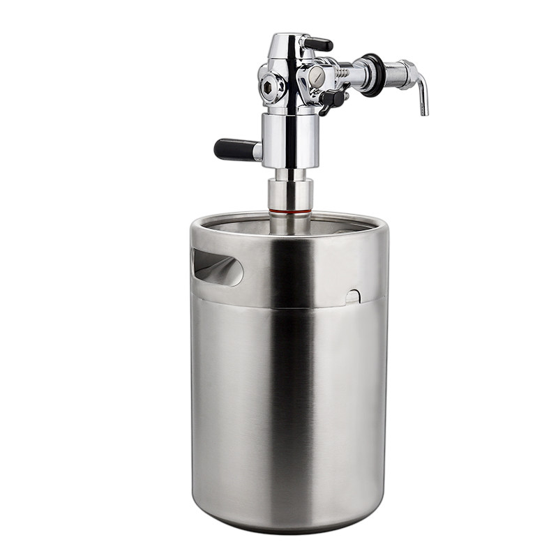 不锈钢精酿啤酒无泡沫飞马消泡器装瓶设备小桶无氧等压灌装打酒器