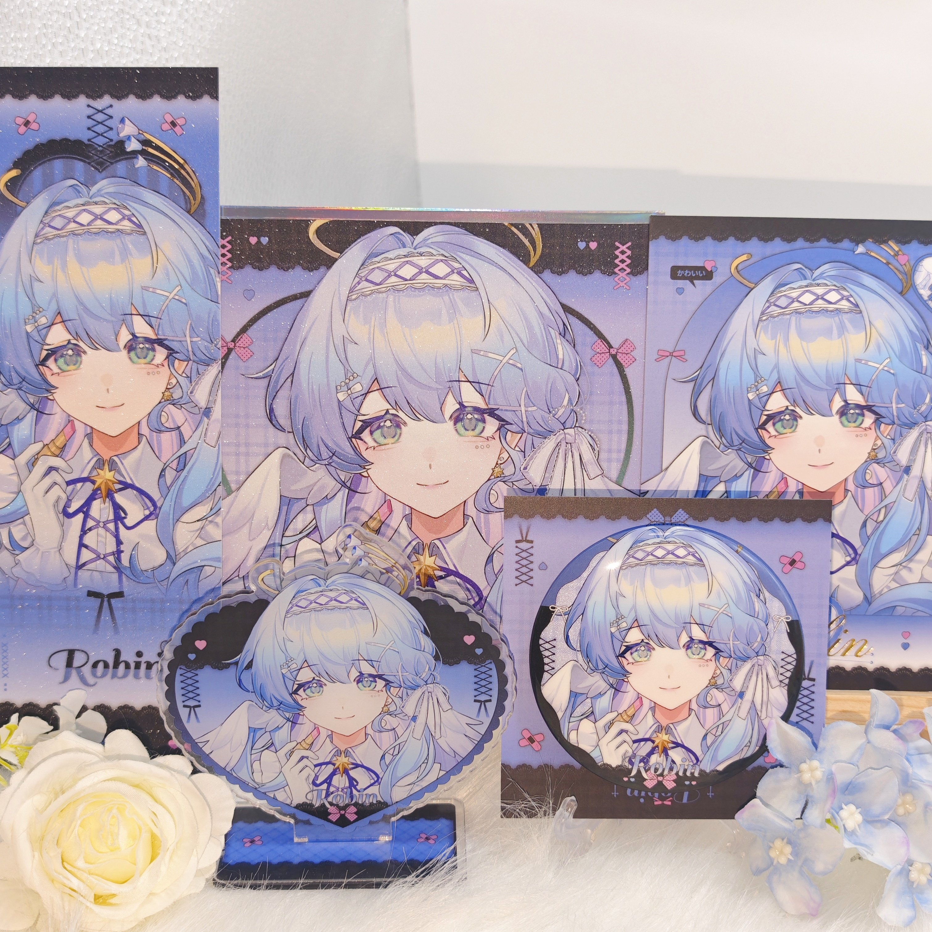 【原创同人】崩坏星穹铁道周边知更鸟流萤大黑塔遐蝶徽章色纸立牌,淘宝优惠券,粉丝福利购,淘宝优惠卷