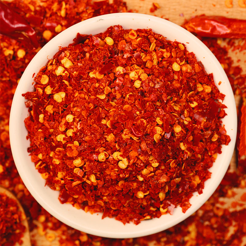 贵州灯笼椒辣椒碎 辣椒面有特辣朝天椒小米辣分微辣中辣特辣500g - 图2