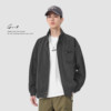 GWIT American retro cleanfit spring and autumn baseball uniform short casual jacket top work jacket men