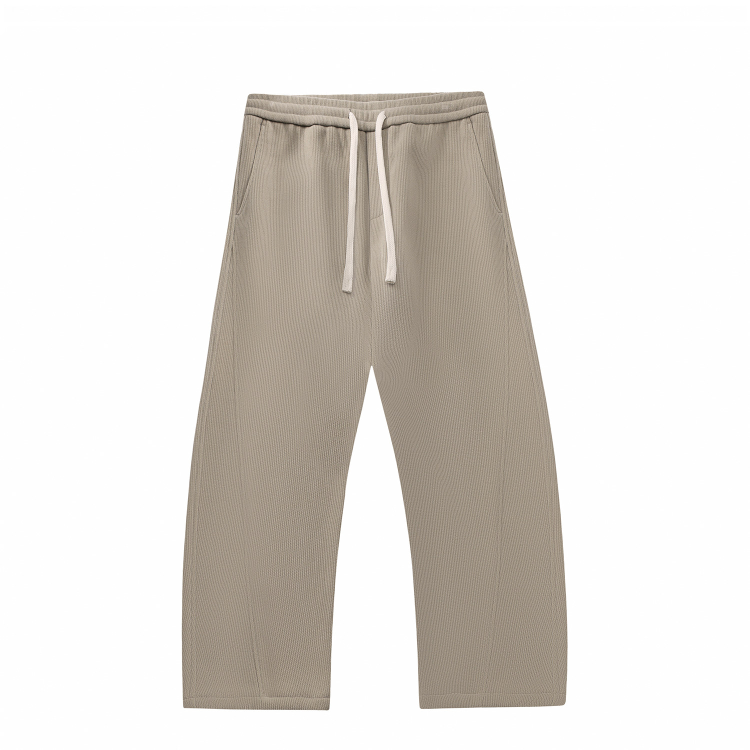 Heavy drape plus velvet scimitar casual pants