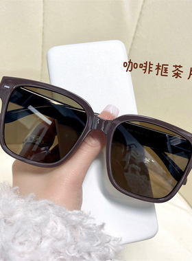 近视墨镜女复古街拍可配有带度数