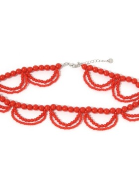 日系手作！彩色多层串珠项链