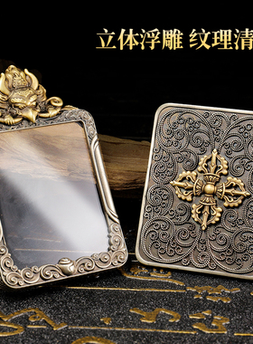 新款唐卡盒复古唐卡嘎乌盒挂件