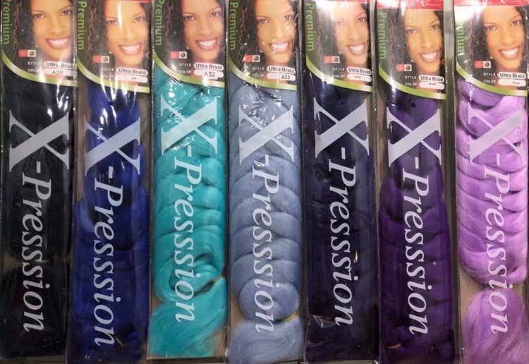 Xpression 165g African braid hair 非洲脏辫 - 图1