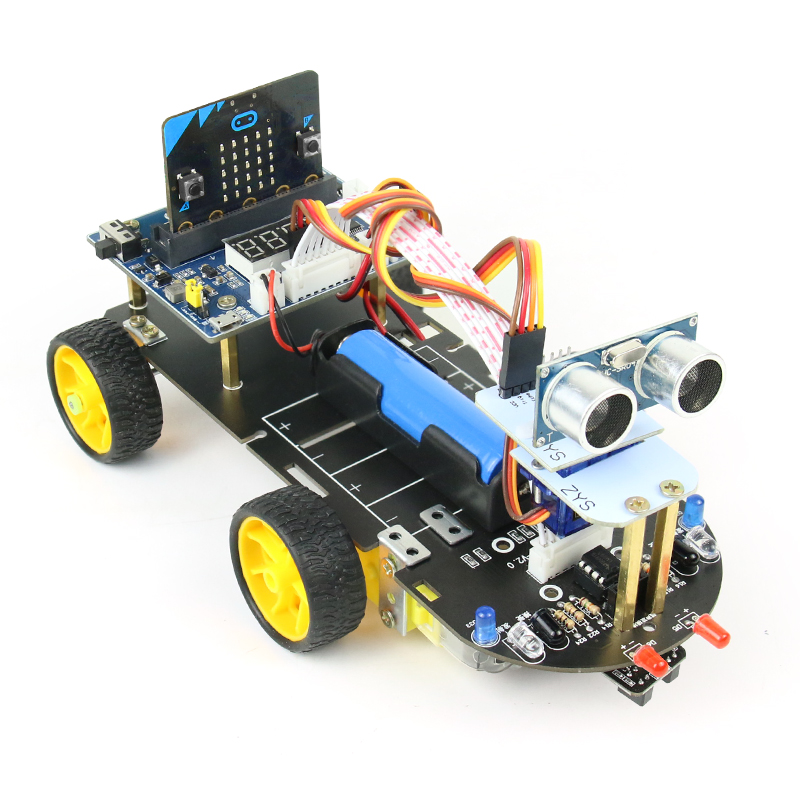 microbit 智能小车 套件 Python编程机器人 图形化 micro:bit - 图2