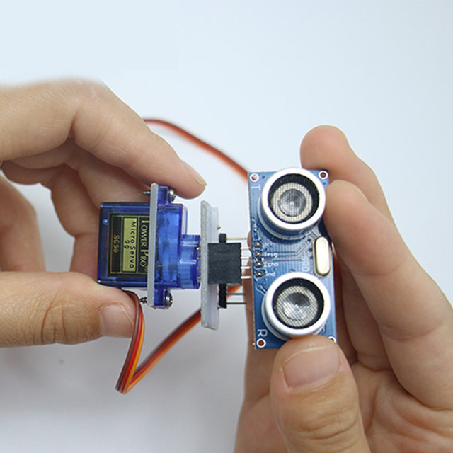 Chuanglebo steering gear gimbal intelligent robot ultrasonic