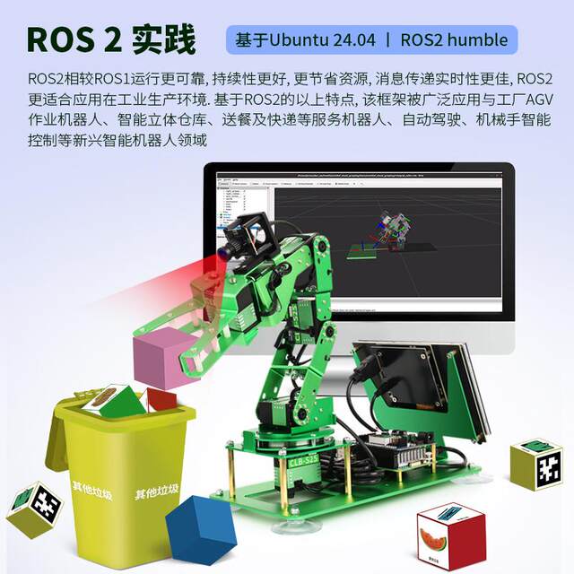 Raspberry Pi 5 robotic arm AI artificial intelligence ROS2