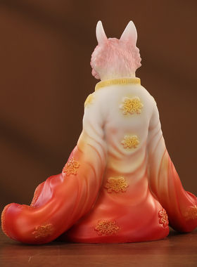 汉白玉胡仙像真身东北四大家族胡黄常蟒像体家用供奉狐家仙