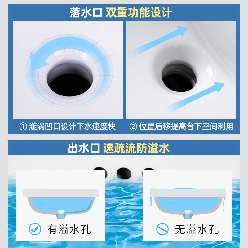 科勒台下盆方形陶瓷面盆洗手盆洗脸卫生间洗手池洗漱台盆方形2215-图2