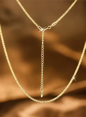 回馈款 日本cocoshnik同款小众项链女轻奢高级感锁骨链s925银镀金