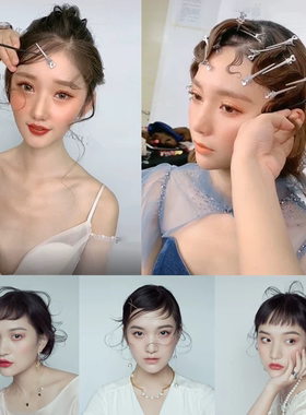 发根蓬松夹侧边刘海无痕发夹高颅顶神器小号分区定位夹子化妆师