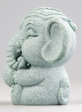 逗兽记青砂石摆件国潮桌面茶宠