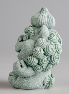 逗兽记青砂石摆件国潮桌面茶宠