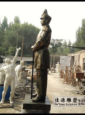 孙中山雕像名人伟人园林景观